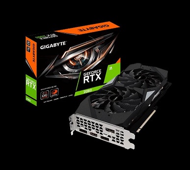 Gigabyte представила сразу шесть моделей видеокарт GeForce RTX 2060