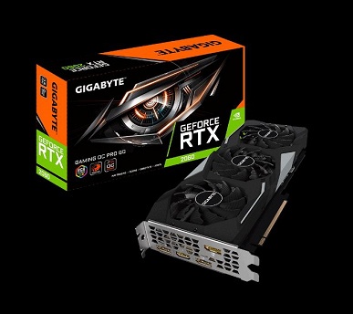 Gigabyte представила сразу шесть моделей видеокарт GeForce RTX 2060