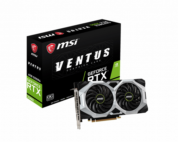 MSI представила пять моделей видеокарт GeForce RTX 2060, три из них &ndash; с заводским разгоном