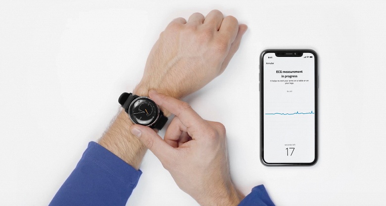 Withings Move ECG &mdash; трекер активности с возможностью получения ЭКГ, годовой автономностью и ценой всего в 130 долларов