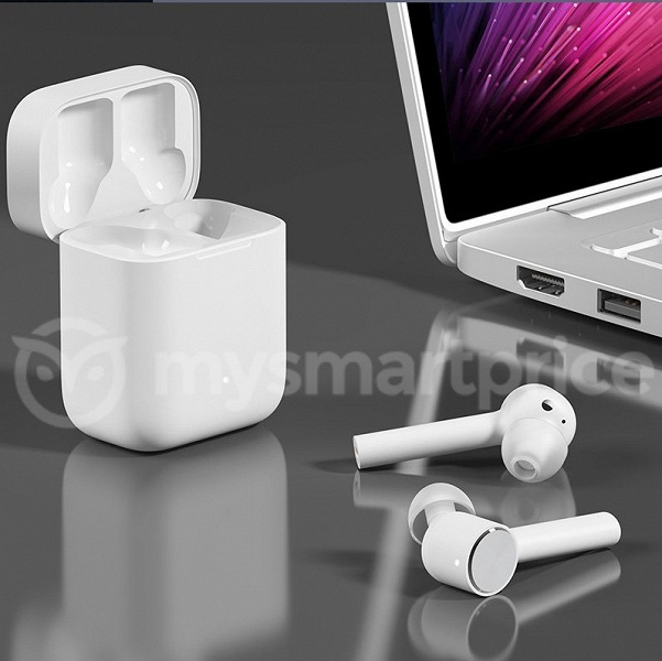 Беспроводные наушники Xiaomi AirPods очень похожи на аналогичные наушники Apple