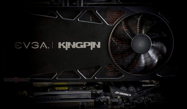 Появилось новое изображение 3D-карты EVGA GeForce RTX 2080 Ti Kingpin