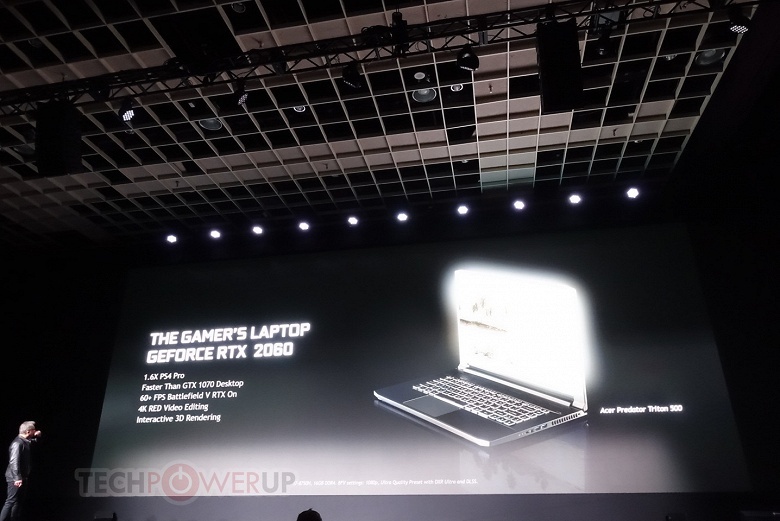 Представлены видеокарты Nvidia GeForce RTX (Turing) для ноутбуков: мобильная RTX 2060 обходит по производительности настольную GTX 1070