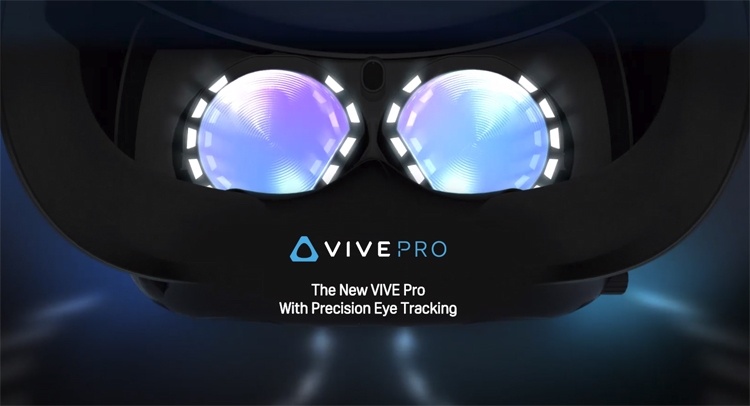 CES 2019: VR-шлем HTC Vive Pro Eye отслеживает взгляд пользователя