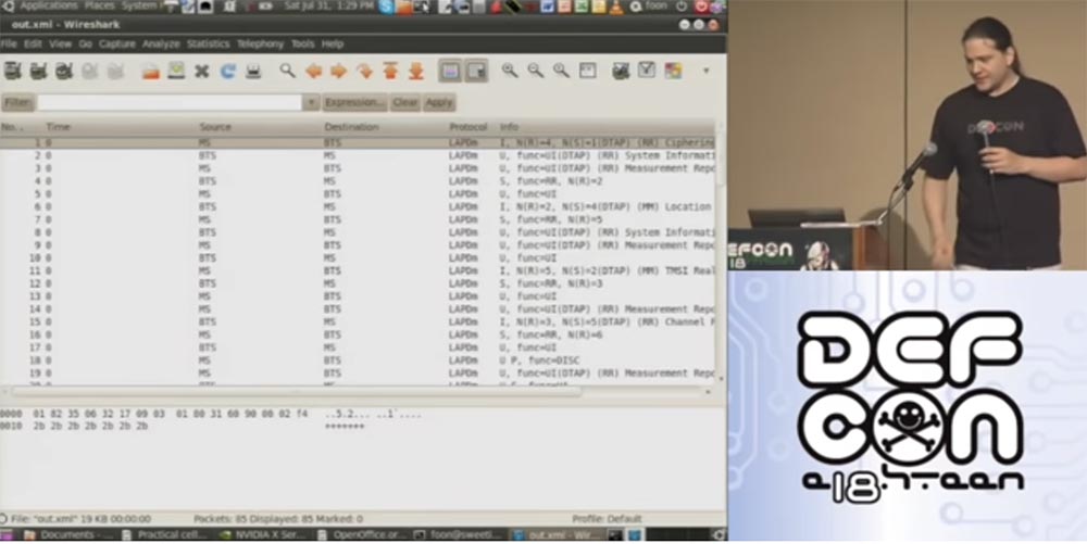 Конференция DEFCON 18. Практический шпионаж с помощью мобильного телефона. Часть 2 - 3 Конференция DEFCON 18. Практический шпионаж с помощью мобильного телефона. Часть 2 - 3