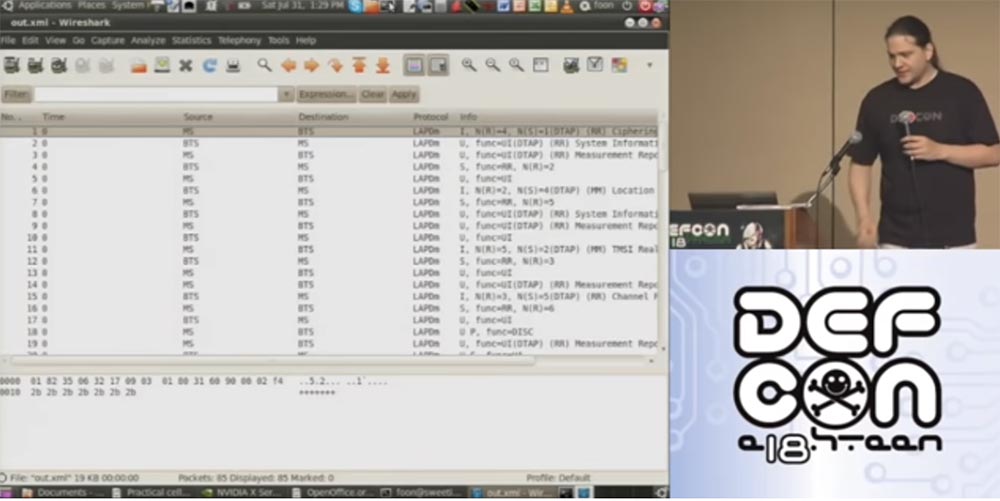 Конференция DEFCON 18. Практический шпионаж с помощью мобильного телефона. Часть 2 - 3