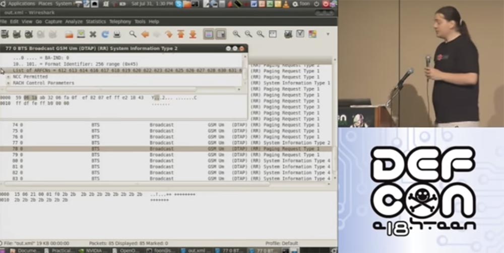 Конференция DEFCON 18. Практический шпионаж с помощью мобильного телефона. Часть 2 - 4 Конференция DEFCON 18. Практический шпионаж с помощью мобильного телефона. Часть 2 - 4