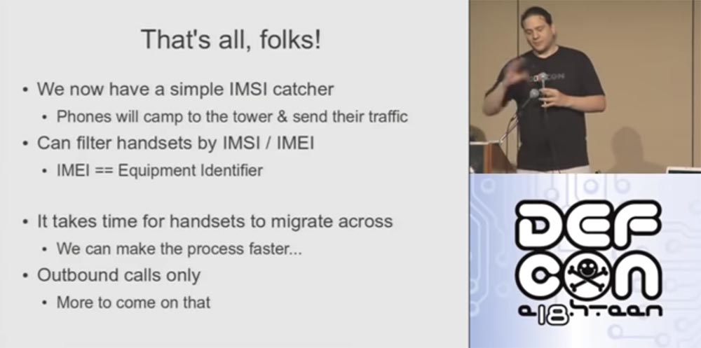 Конференция DEFCON 18. Практический шпионаж с помощью мобильного телефона. Часть 2 - 1