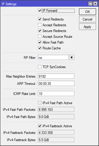 Пара слов про FastPath и FastTrack в MikroTik - 15