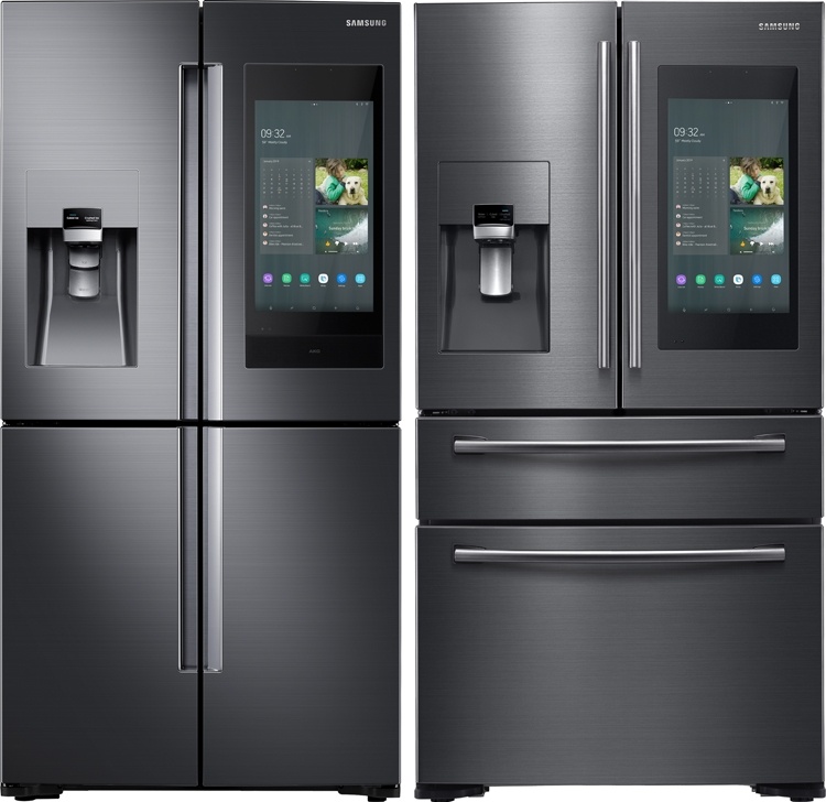 CES 2019: Новые смарт-холодильники Samsung Family Hub с огромным дисплеем