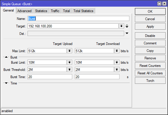 Гайд по Simple Queues в Mikrotik - 10