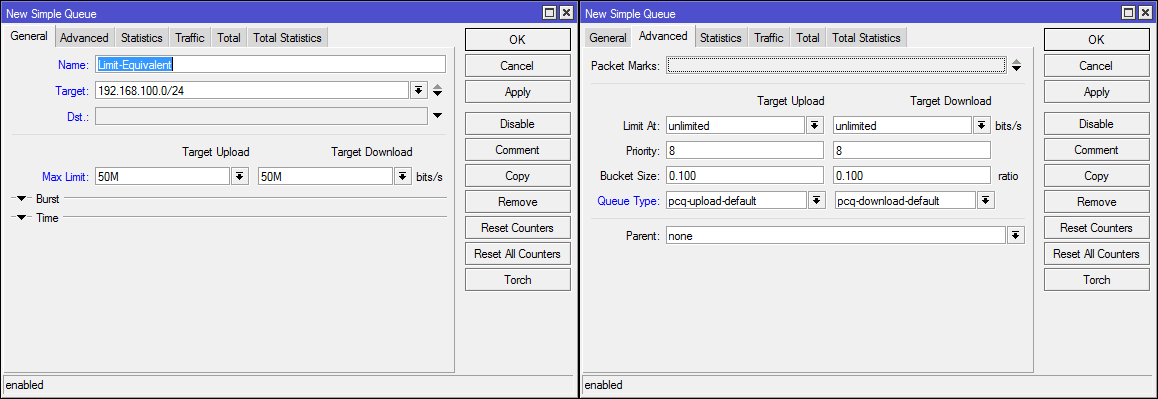 Гайд по Simple Queues в Mikrotik - 16