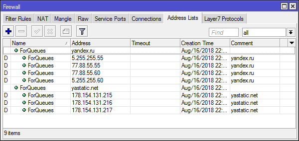 Гайд по Simple Queues в Mikrotik - 19