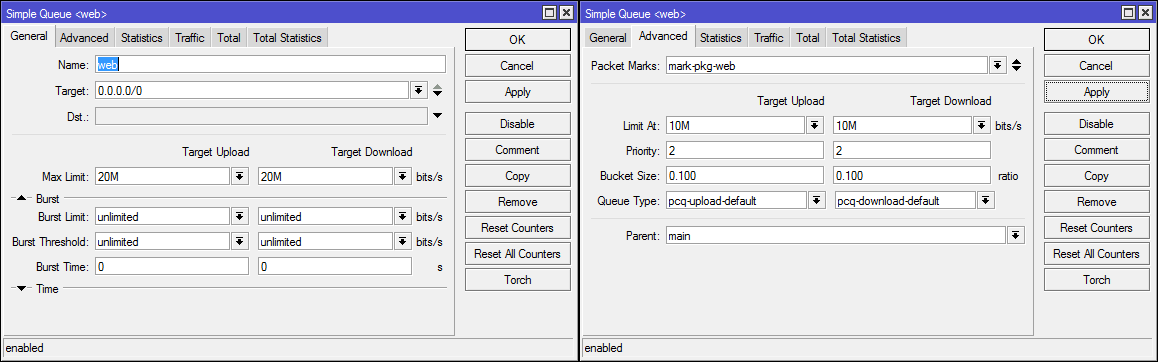 Гайд по Simple Queues в Mikrotik - 28