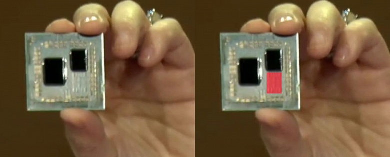 Корпус процессора AMD Ryzen третьего поколения в исполнении AM4 рассчитан на два кристалла CPU