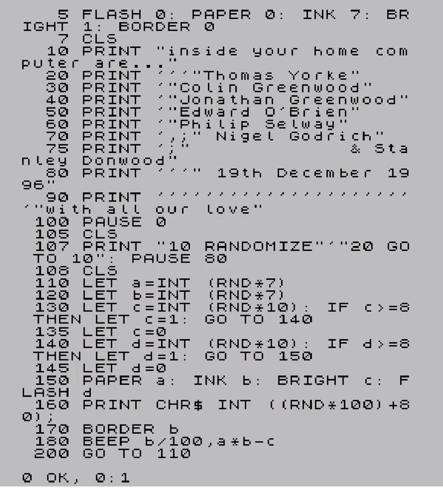 Пасхалки для ZX Spectrum — в музыкальном альбоме и фильме - 7