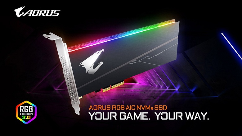 Серия Gigabyte Aorus RGB включает SSD двух форм-факторов