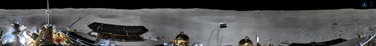 Бортовое видео процессов подготовки и совершения посадки, а так же панорама обратной стороны Луны от «Чанъэ-4» - 2