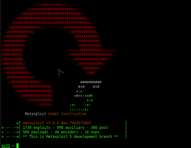 Состоялся релиз Metasploit Framework 5.0 - 3