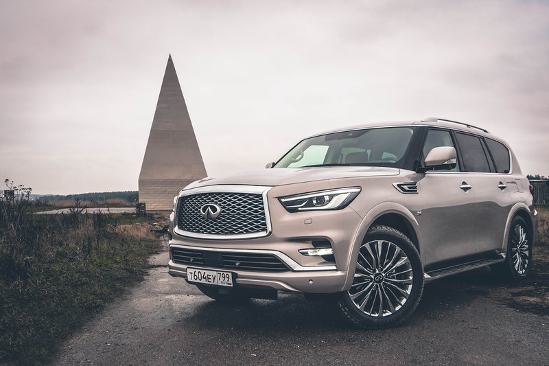 Теория больших чисел: тест Infiniti QX80