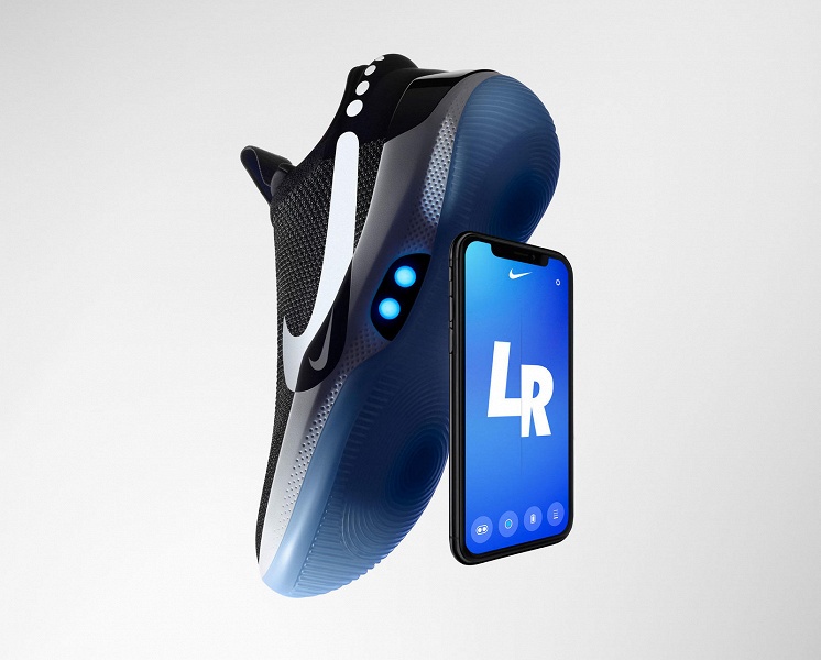 Nike представила самозашнуровывающиеся кроссовки с управлением со смартфона
