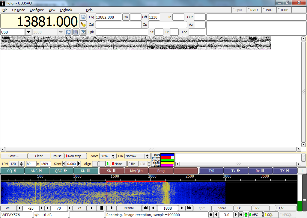 Receiving shortwave faxes with your PC and an off-the-shelf receiver - 5