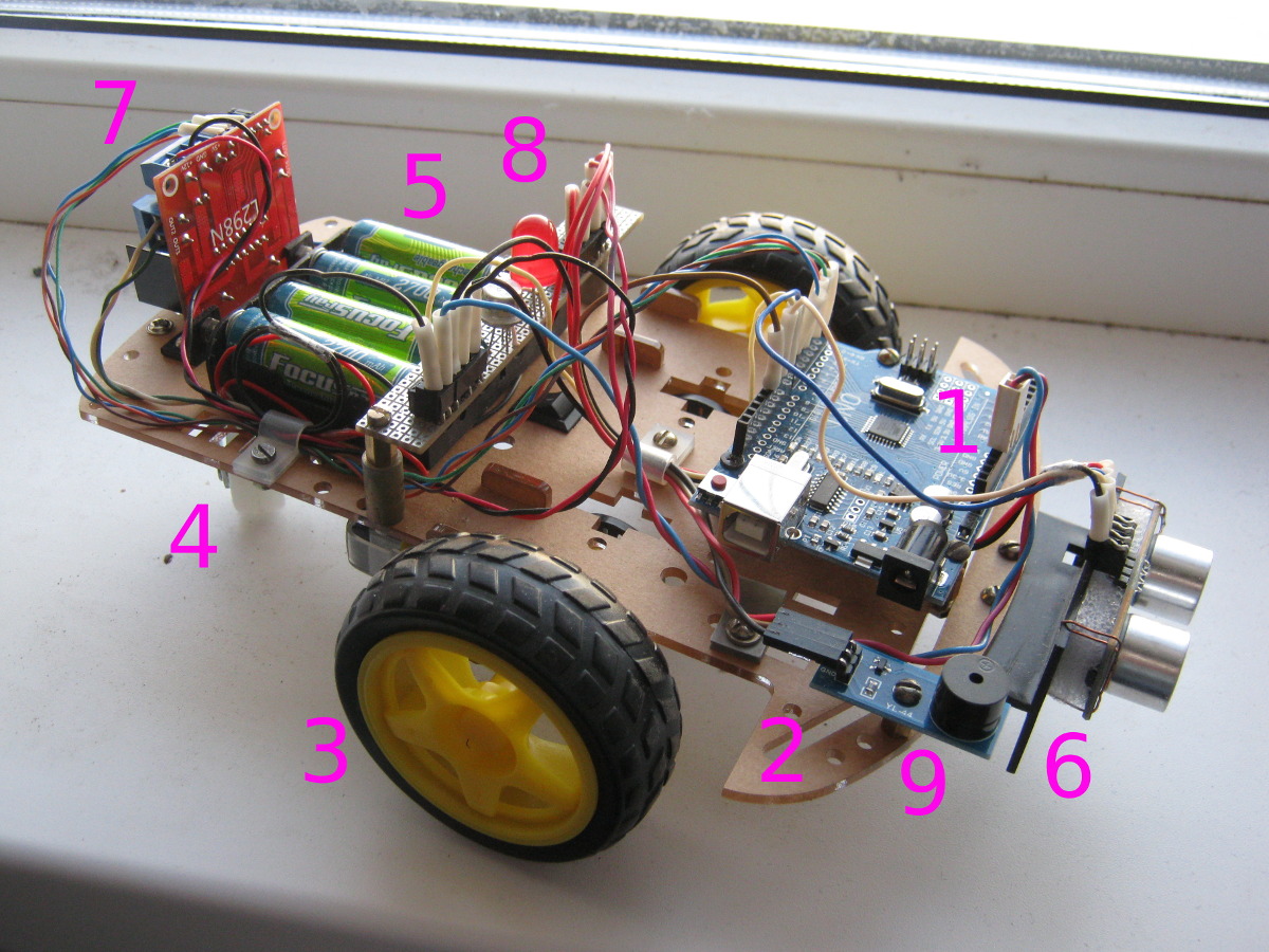 Опыт создания первого робота на Ардуино (робот-«охотник») - 2