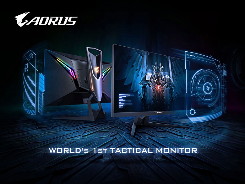 Gigabyte называет Aorus AD27QD «первым в мире тактическим монитором» - 1 Gigabyte называет Aorus AD27QD «первым в мире тактическим монитором»
