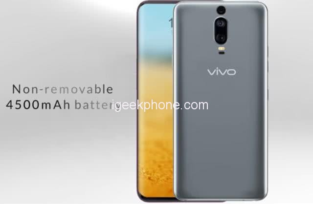 Смартфон Vivo V13 Pro спереди напоминает Samsung Galaxy S10+, он получит емкий аккумулятор и пять камер
