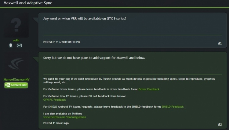 NVIDIA рассказала об особенностях режима совместимости с мониторами FreeSync NVIDIA рассказала об особенностях режима совместимости с мониторами FreeSync