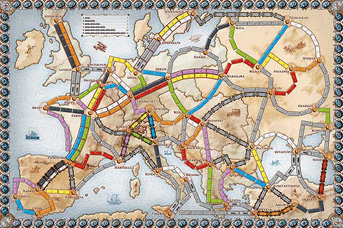 Ticket to Ride.Европа — скромные шаги в арифметику игры - 1