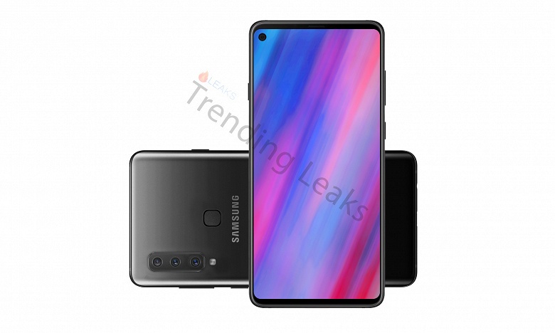 Опубликованы рендеры смартфона Samsung Galaxy A50: тройная камера и экран Infinity-O