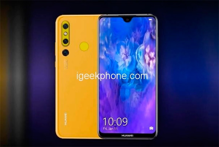 Huawei Nova 4E вместо отверстия в дисплее получит каплевидный вырез