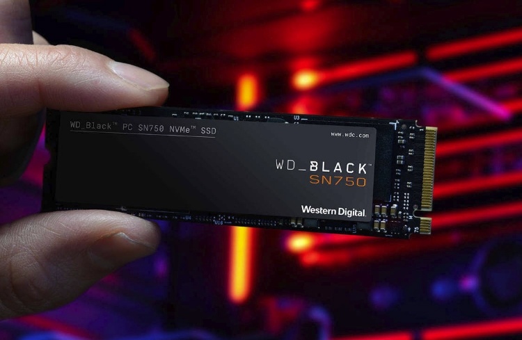 WD Black SN750 NVMe SSD: быстрые накопители ёмкостью до 2 Тбайт для игровых ПК