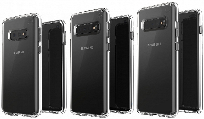 Все три флагманских смартфона Samsung Galaxy S10 предстали на большом официальном изображении