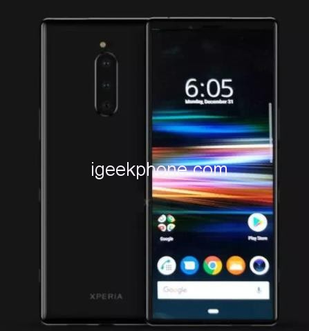 Появились изображения смартфона Sony Xperia N1, оснащенного экраном с соотношением сторон 21:9 и тройной камерой