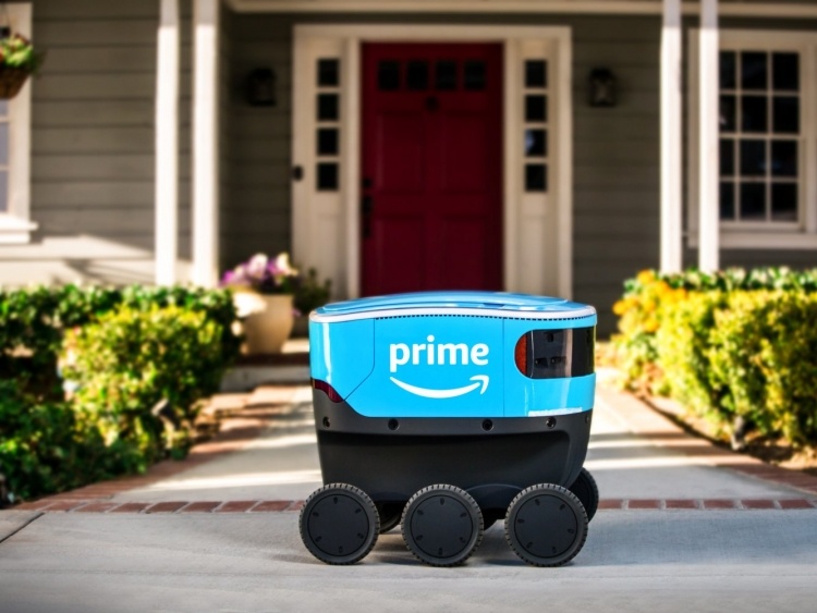 Amazon начала тестирование в Вашингтоне автономного робота Scout для доставки посылок