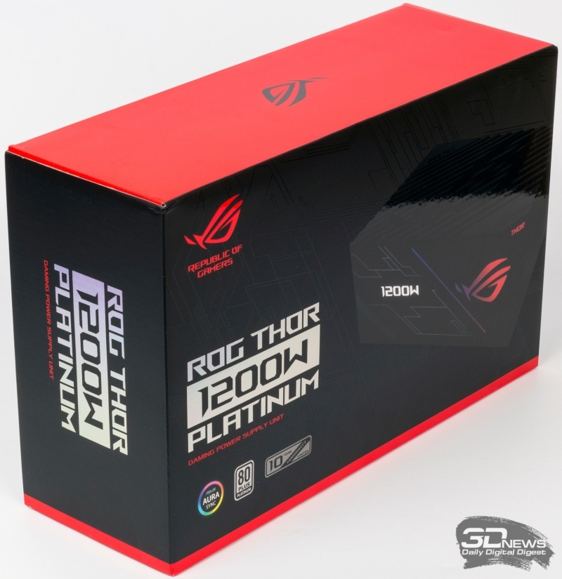 Новая статья: Обзор блока питания ASUS ROG Thor 1200W Platinum: стильный идеал