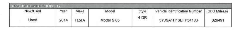 Б-у Tesla Model S 85 на службе департамента полиции города Фримонт, штат Калифорния, США (там, где завод Tesla) - 7