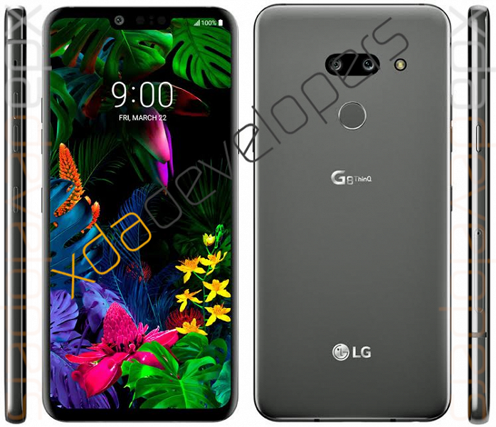 Новый рендер флагманского смартфона LG G8 ThinQ в очередной раз демонстрирует сходство модели с G7 ThinQ, но только спереди