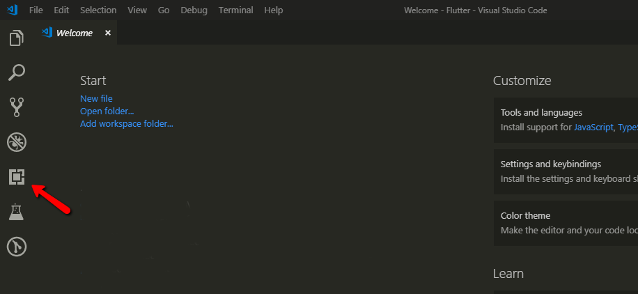 Три относительно честных способа создания Flutter проекта - 17 Запуск VS Code