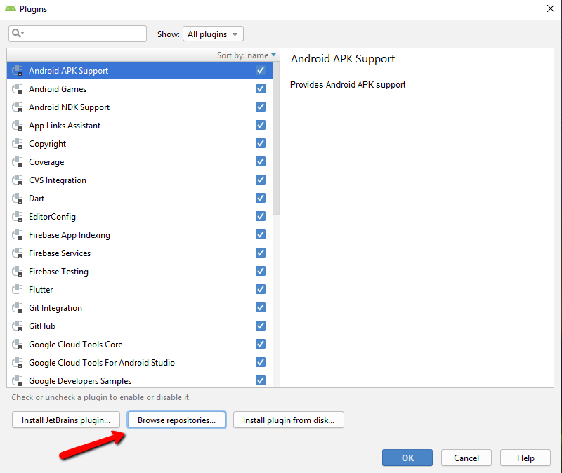 Три относительно честных способа создания Flutter проекта - 8 Android Studio: выбор плагинов