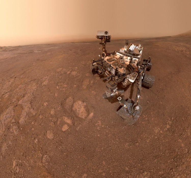 Фото дня: селфи марсохода Curiosity на хребте Vera Rubin Ridge