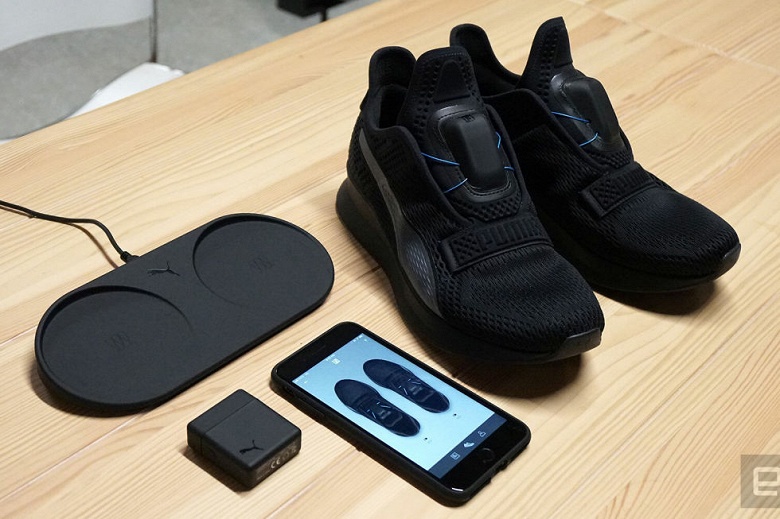 В погоне за Nike. Puma представила собственные самозашнуровывающиеся кроссовки с управлением со смартфона - 1 В погоне за Nike. Puma представила собственные самозашнуровывающиеся кроссовки с управлением со смартфона