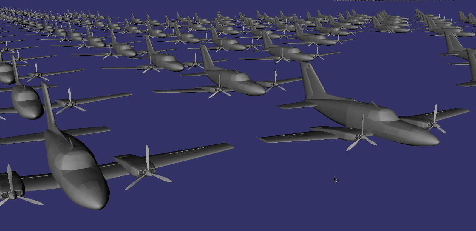 OpenSceneGraph: Уровни детализации (LOD) и фоновая загрузка объектов - 7 OpenSceneGraph: Уровни детализации (LOD) и фоновая загрузка объектов - 7