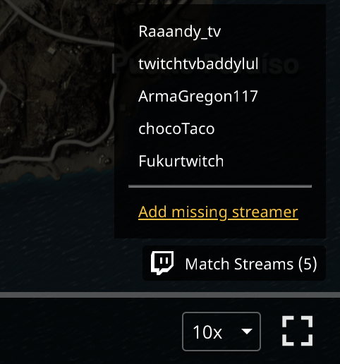 Поиск Twitch-стримеров в матче PUBG - 8