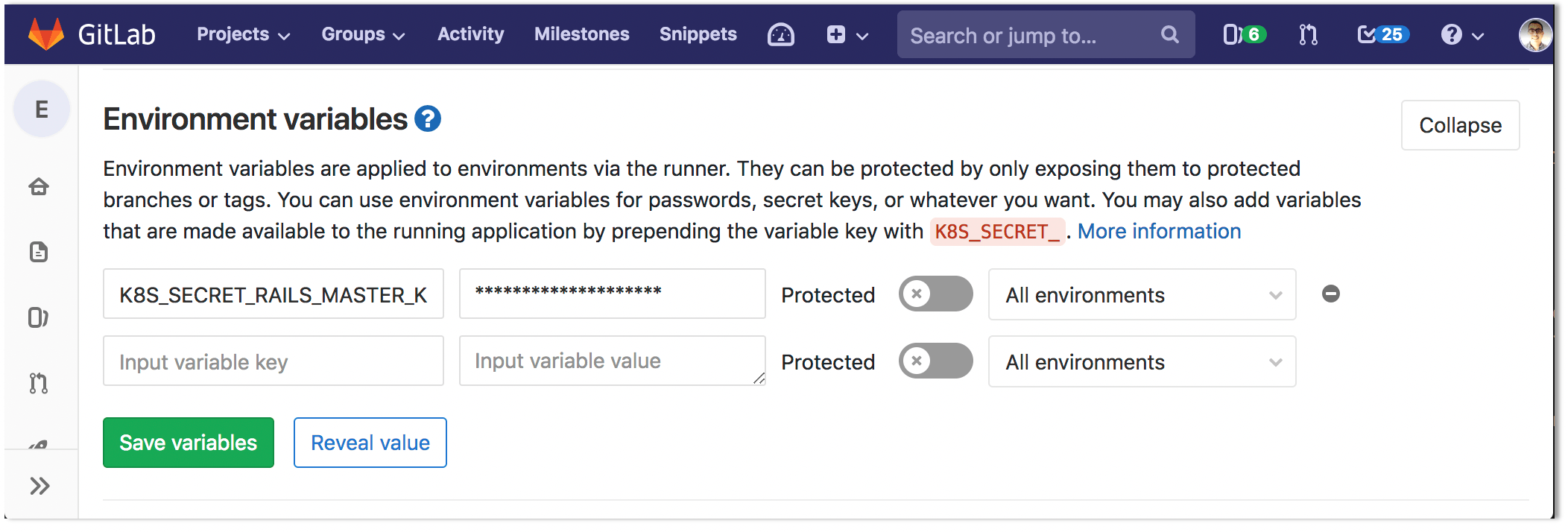 Ci variables