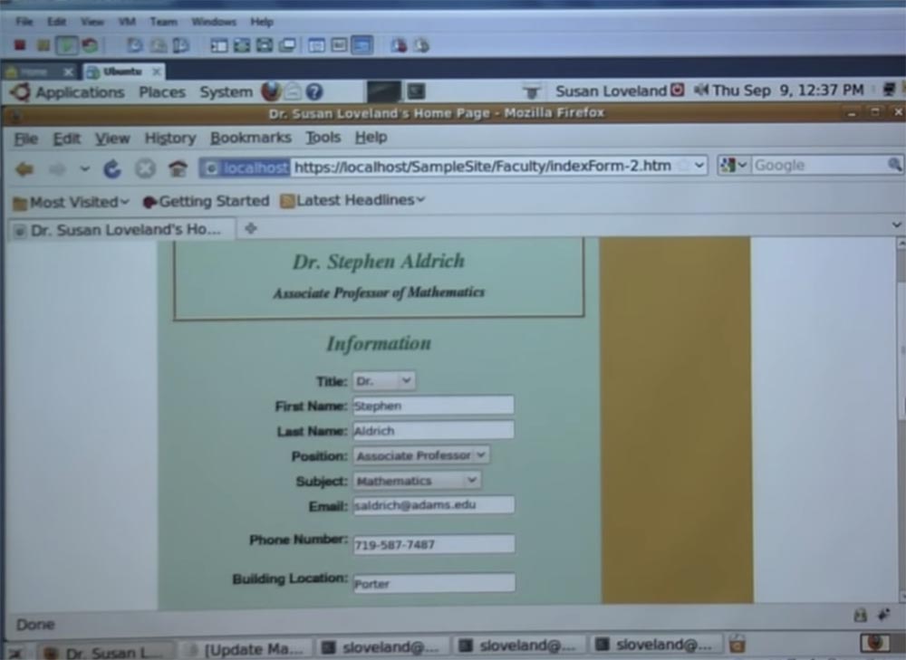 Государственный университет Адамс. Как взламывать веб-сайты. Часть 2 - 12 Государственный университет Адамс. Как взламывать веб-сайты. Часть 2 - 12