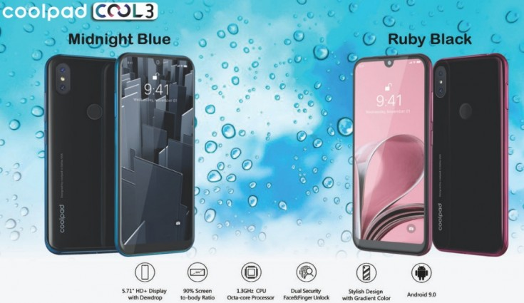SoC Unisoc и Android 9.0 Pie составили основу смартфона Coolpad Cool 3 - 1 SoC Unisoc и Android 9.0 Pie составили основу смартфона Coolpad Cool 3