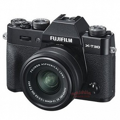 Опубликованы изображения беззеркальной камеры Fujifilm X-T30